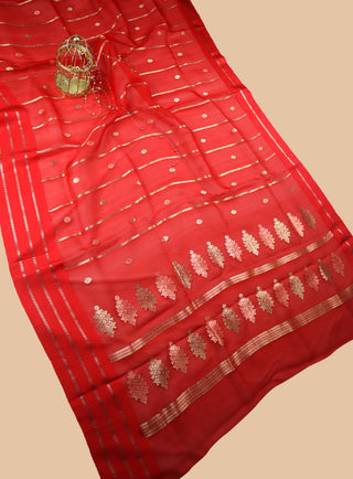 Pure Organza Banarasi Handloom Saree