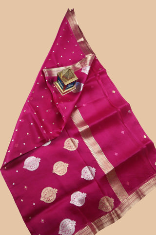 Pure Organza Banarasi Handloom Saree