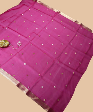 Pure Organza Banarasi Handloom Saree