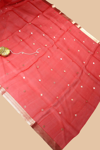 Pure Organza Banarasi Handloom Saree