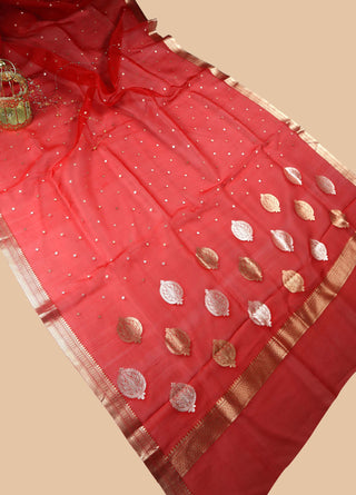 Pure Organza Banarasi Handloom Saree