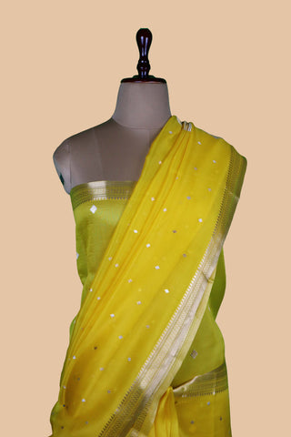 Pure Organza Banarasi Handloom Saree