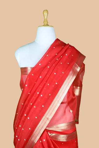 Pure Organza Banarasi Handloom Saree