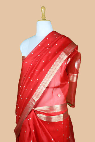 Pure Organza Banarasi Handloom Saree