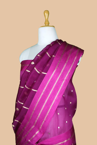 Pure Organza Banarasi Handloom Saree