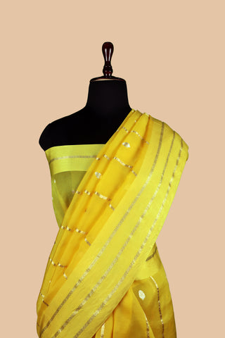 Pure Organza Banarasi Handloom Saree