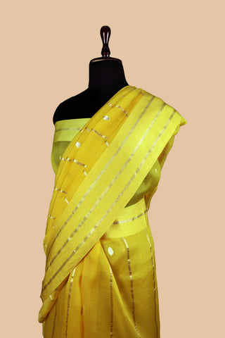 Pure Organza Banarasi Handloom Saree