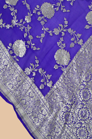 banarasi georgette Pure handloom Dupatta