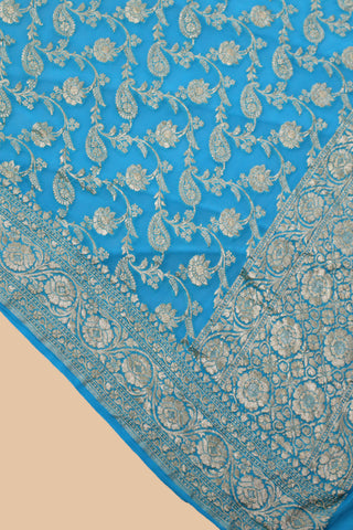 banarasi georgette Pure Handloom Dupatta