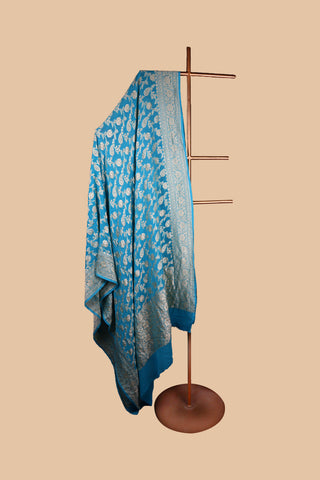 banarasi georgette Pure Handloom Dupatta