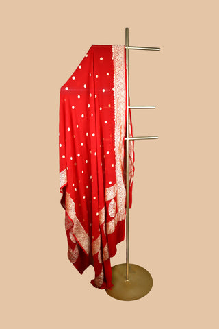 banarasi georgette Pure handloom Dupatta