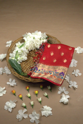 Dupatta Katan Kota Paithani Border