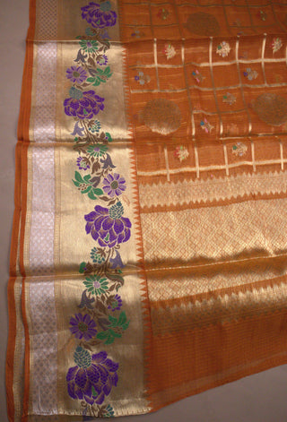 Dupatta Katan Kota Paithani Border