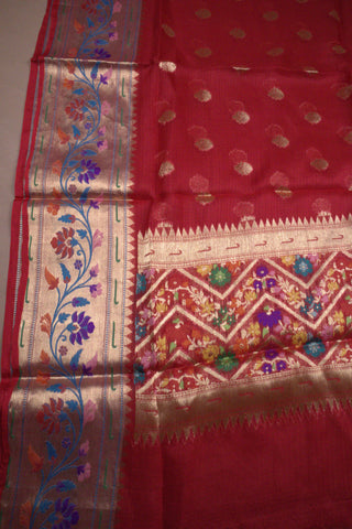 Dupatta Katan Kota Paithani Border