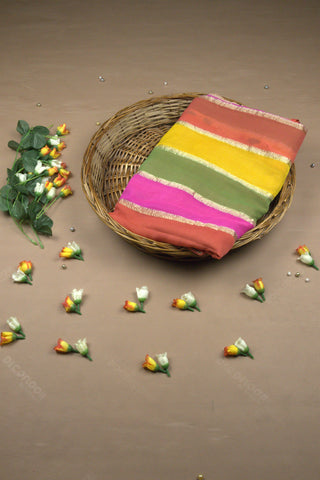 saree georgette stripe h/p