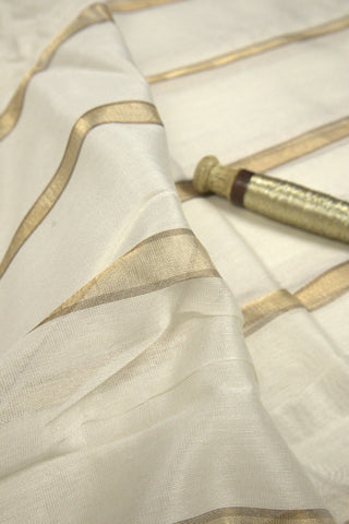 Than Chanderi Silk Gold
