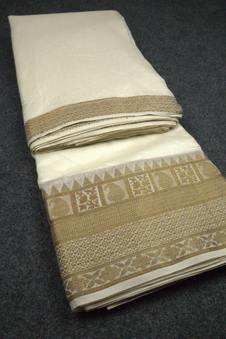 Than Chanderi Silk Skirt Border