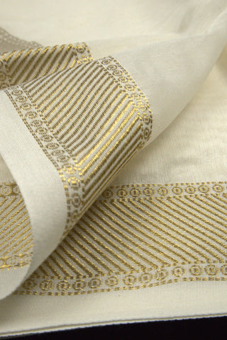 Than Chanderi Silk Maheshwari Border
