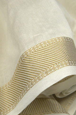 Than Chanderi Silk Maheshwari Border