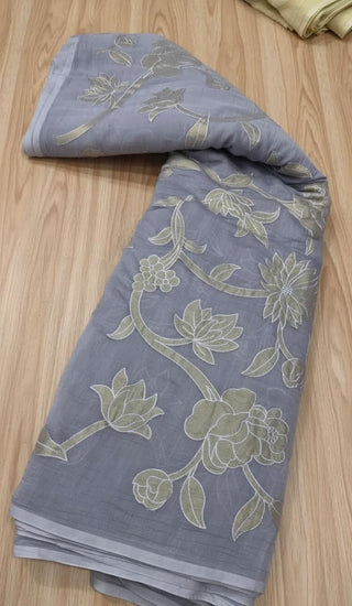 Than Mal Chanderi Applique Work