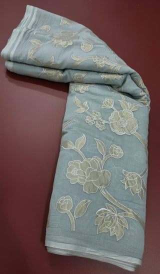 Than Mal Chanderi Applique Work