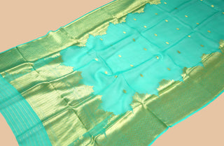 Pure Organza Banarasi Handloom Saree