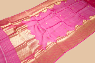 Pure Organza Banarasi Handloom Saree