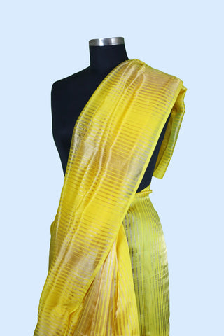 Pure Chanderi Stripe Saree