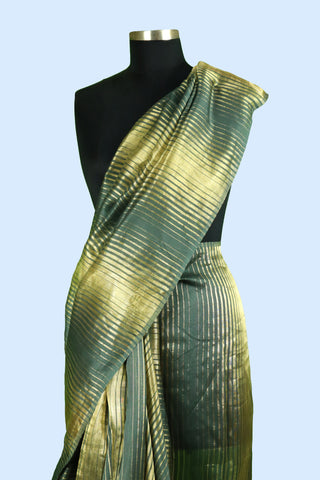 Pure Chanderi Stripe Saree