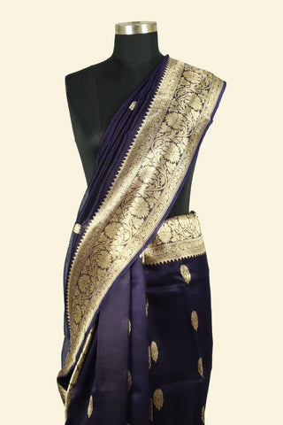 Pure Organza Handloom Banarasi Saree