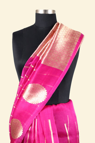 Pure Organza Handloom Banarasi Saree