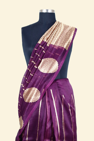 Pure Organza Handloom Banarasi Saree